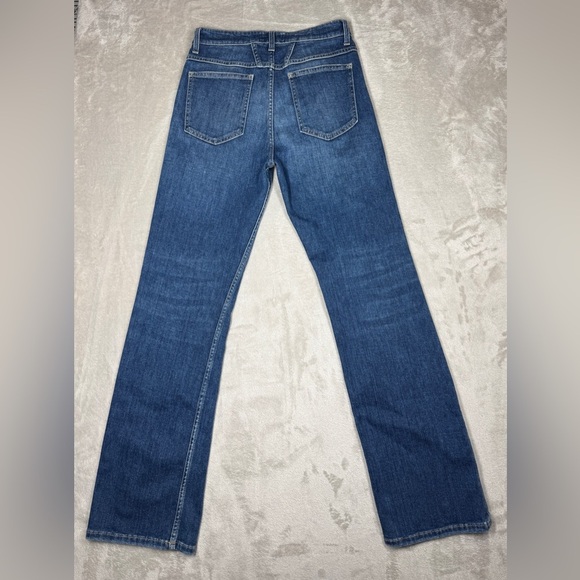 Closed Organic Cotton Blend Candiani Denim Straight Leg High Rise Blue Jeans 25 - Picture 11 of 16